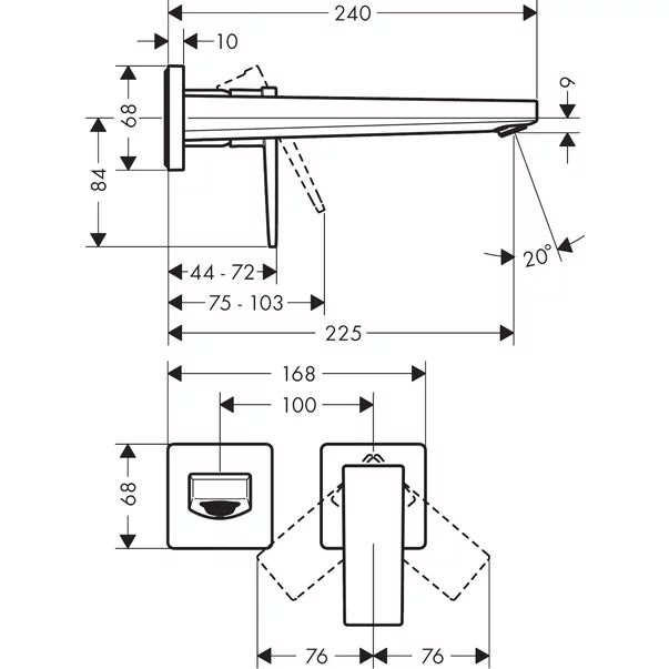 baterie-lavoar-hansgrohe-metropol-225-incastrata-67929-2.webp