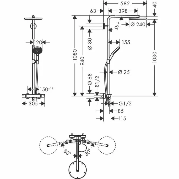 coloana-de-dus-cu-termostat-hansgrohe-raindance-select-s-bronz-periat-22135-2.webp