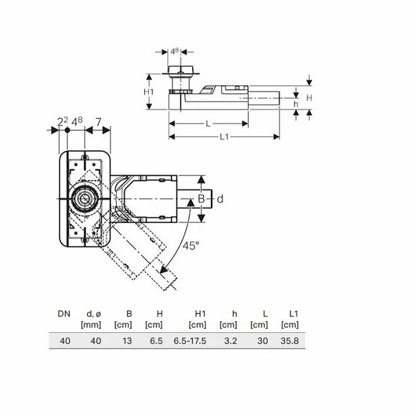 rigola-de-pardoseala-pentru-dus-65-90-mm-geberit-cleanline-22206-2.webp