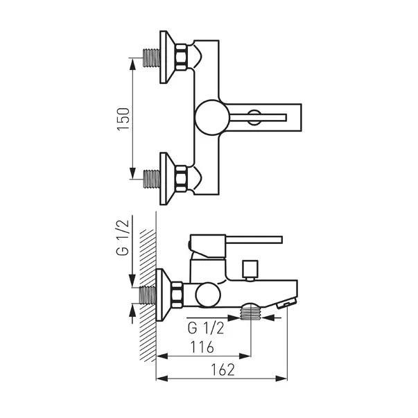 baterie-cada-dus-fdesign-flusso-monocomanda-auriu-lucios-310726-2.webp
