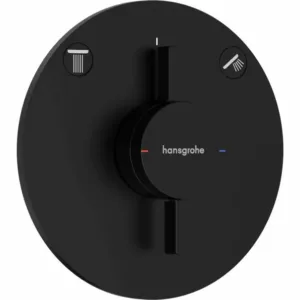 ORNAMENT BATERIE INCASTRATA CADA/DUS DUOTURN S  2 FUNCTII, NEGRU MAT