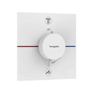 ORNAMENT SHOWER SELECT COMFORT E TERMOSTATIC, 2 FUNCTII,  ALB MAT