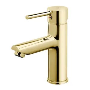 BATERIE LAVOAR FLUSSO CU VENTIL CLICK-CLACK, AURIU LUCIOS