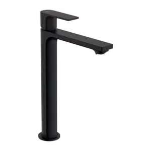 BATERIE LAVOAR REBRIS E 240 COOL START CU VENTIL POP UP, NEGRU MAT