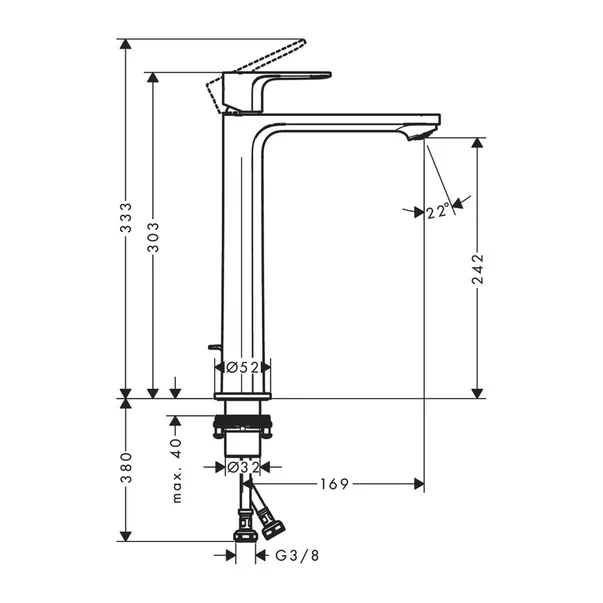 baterie-lavoar-inalta-hansgrohe-rebris-s-240-negru-mat-cu-ventil-pop-up-162909-2.webp