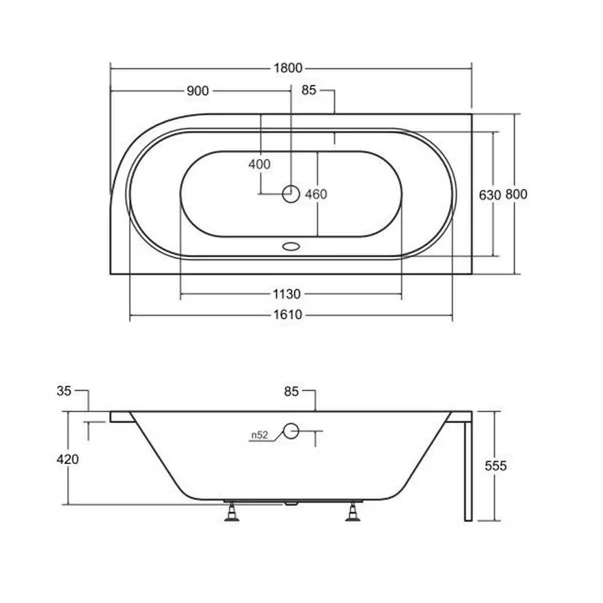 cada-asimetrica-besco-avita-180×80-cm-alb-lucios-cu-montaj-dreapta-426799-2.webp