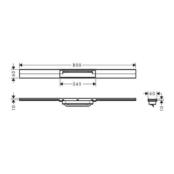 capac-pentru-rigola-de-dus-hansgrohe-raindrain-flex-ajustabil-negru-mat-80-cm-176043-2.webp
