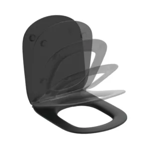 CAPAC WC TESI SUBTIRE SOFT-CLOSE SILK BLACK