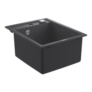CHIUVETA BUCATARIE COMPOZIT K700 50-C 40X50, CU 1 CUVA, MONTAJ SUB BLAT, GRANIT-BLACK