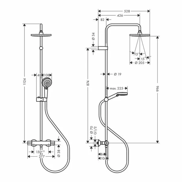 coloana-de-dus-cu-termostat-hansgrohe-vernis-blend-200-crom-43392-2.webp
