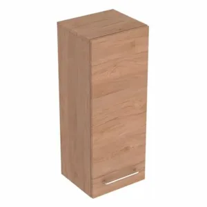 DULAP INALTIME 85 CM SELNOVA SQUARE CU O USA, NUC AMERICAN HICKORY DESCHIS,