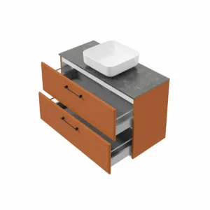 MOBILIER MO-RE 100 SUSPENDAT, 100X60X45.1 CM, DOUA SERTARE SOFT-CLOSE, FARA MANERE, BODEGA MAT