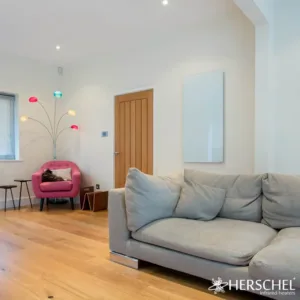 Panou radiant infrarosu Herschel Inspire Glass 900W fara rama alb