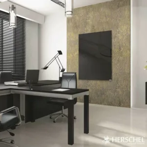 Panou radiant infrarosu Herschel Inspire Glass 900W fara rama negru