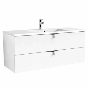MOBILIER SIENA 120 CM, 2 SERTARE, ALB LUCIOS