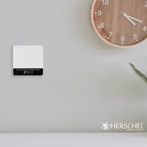 Termostat cu fir Herschel iQ T-MKW alb WiFi si alimentare la retea