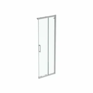 CABINA DE DUS PATRATA CONNECT 2, 80X80CM, H. 195, USI CULISANTE, STICLA 6MM TRATATA IDEALCLEAN, PROFIL CROM (NECESAR 2 BUC PT A FORMA O CABINA)