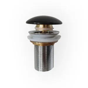 Ventil lavoar cu preaplin negru Fluminia